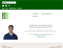 Tablet Screenshot of ben-bartolovic.info